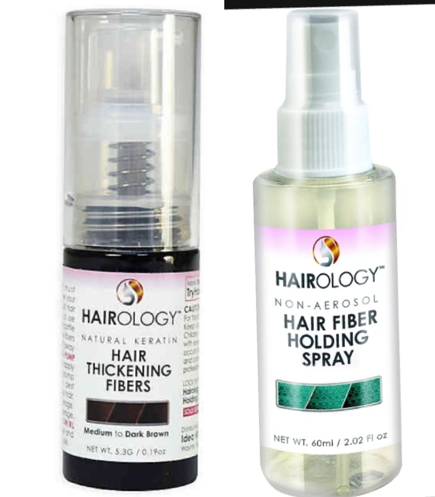 4pc Hairology keratin hair thickening scalp fibers
